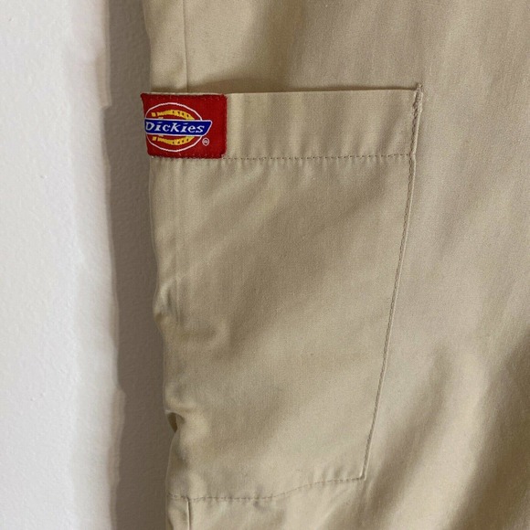 Dickies Scrub Bottom Medical Uniform Khaki Drawstring Pants Small - Picture 6 of 11